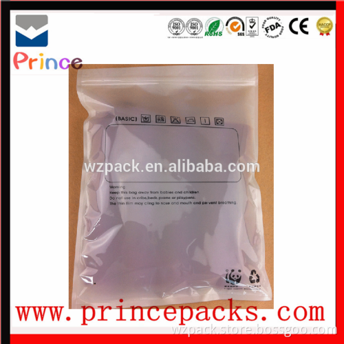 small clear plastic zipper bags